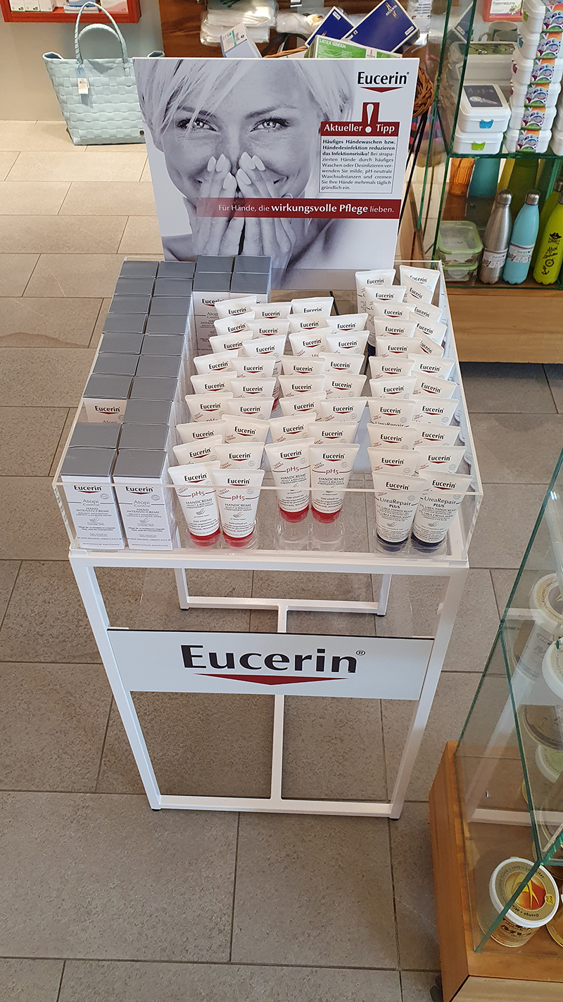 Eucerin Verkaufsschütte