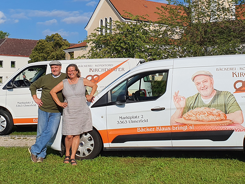 Bäcker Klaus Fahrzeugbeklebung