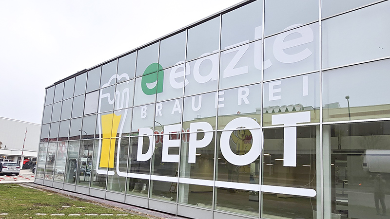 eazle Brauerei Depot Aussenansicht