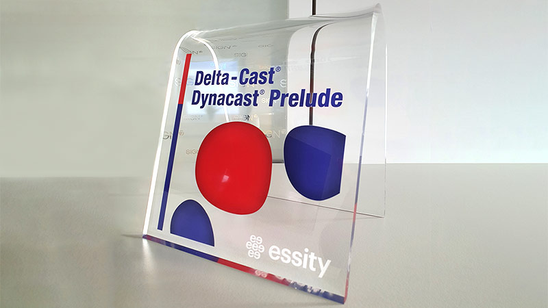 Delta-Cast Acryl Stützbank