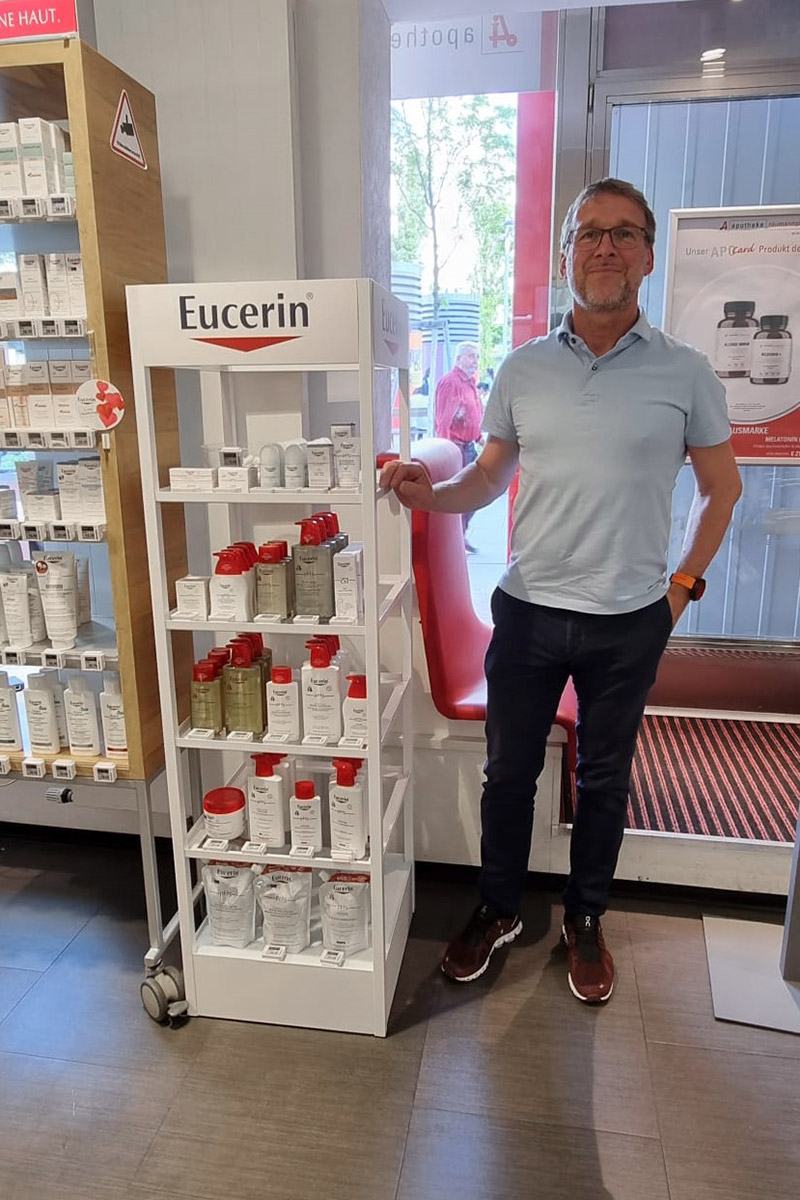 Eucerin Display Aufsteller