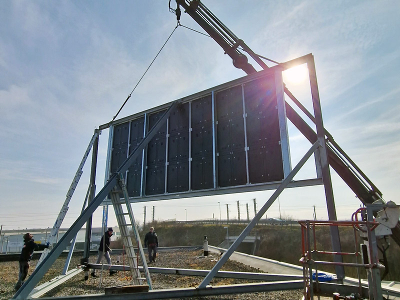LED-Wall Aufbau