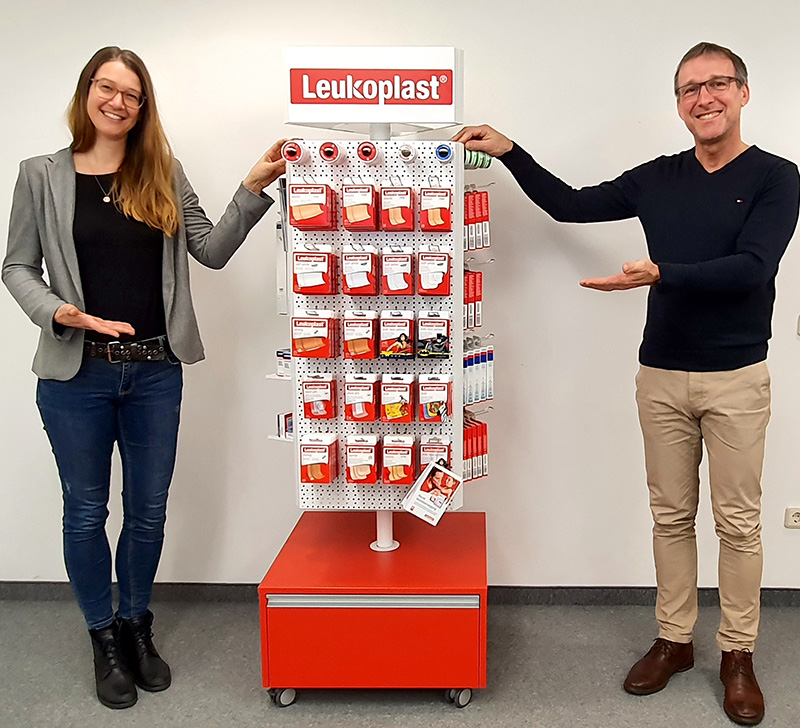 Leukoplast Bodenaufsteller