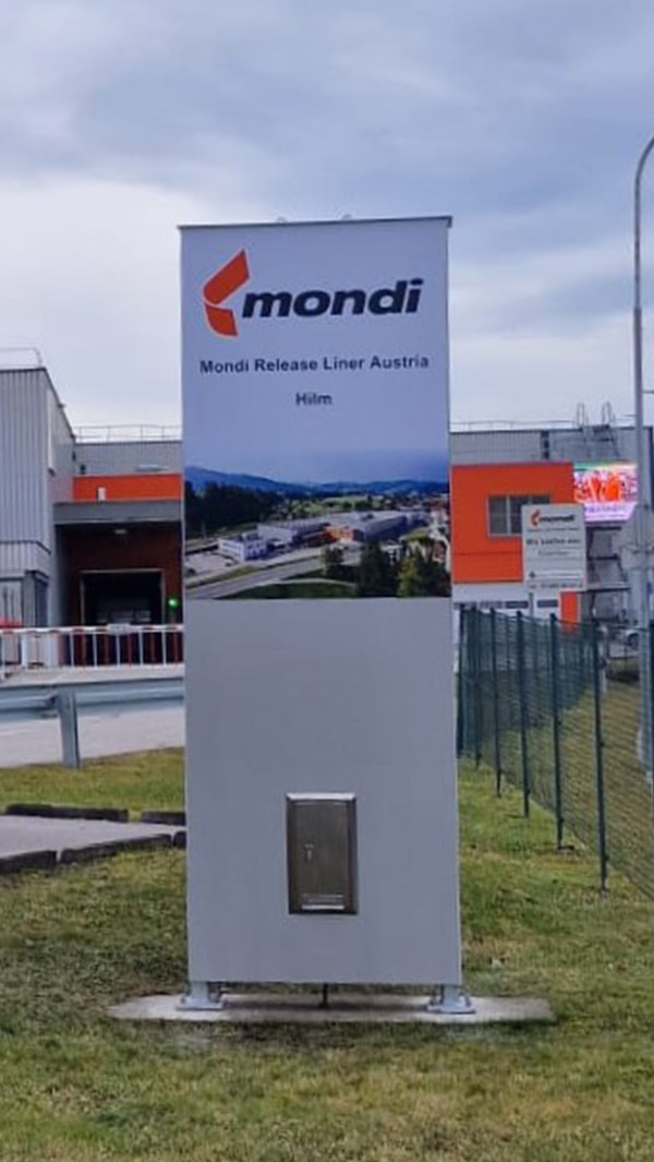 Mondi LED-Pylon