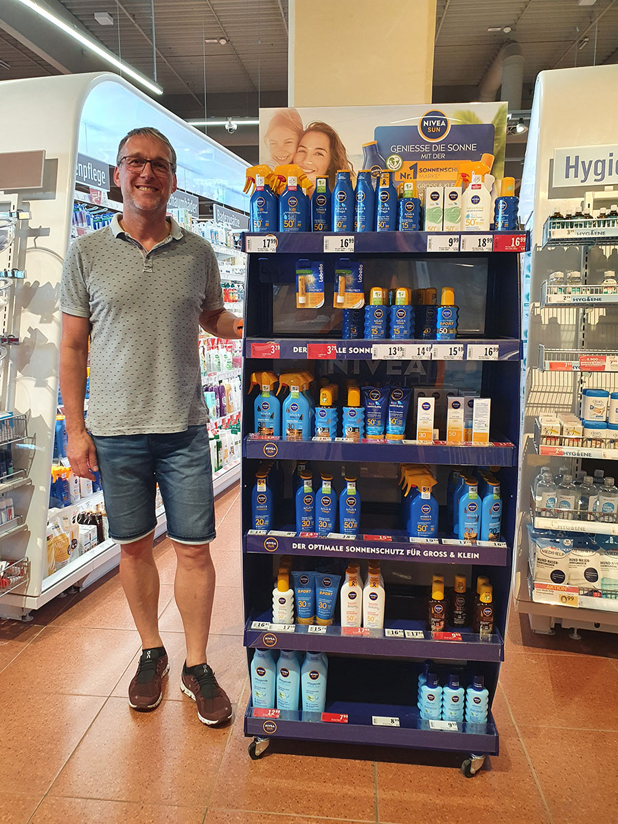 Nivea Produktaufsteller