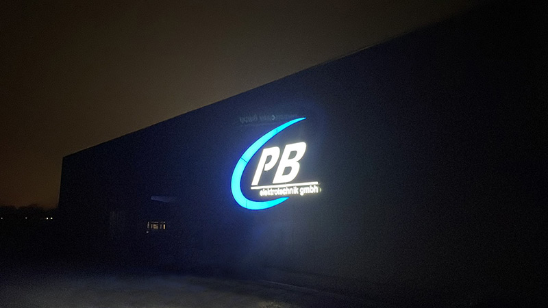 PB-Elektrotechnik Leuchtschild