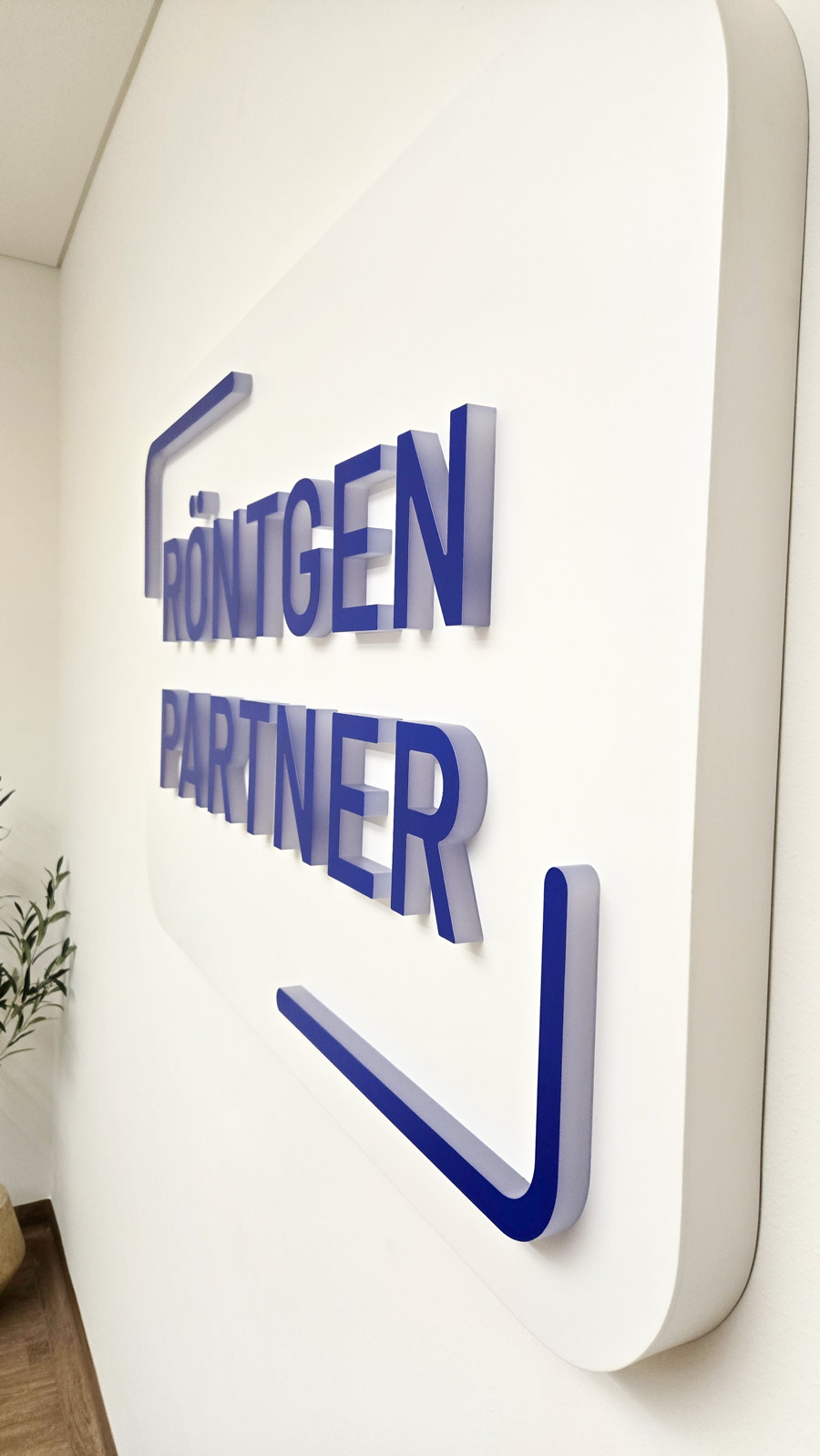 Röntgenpartner Firmenschild