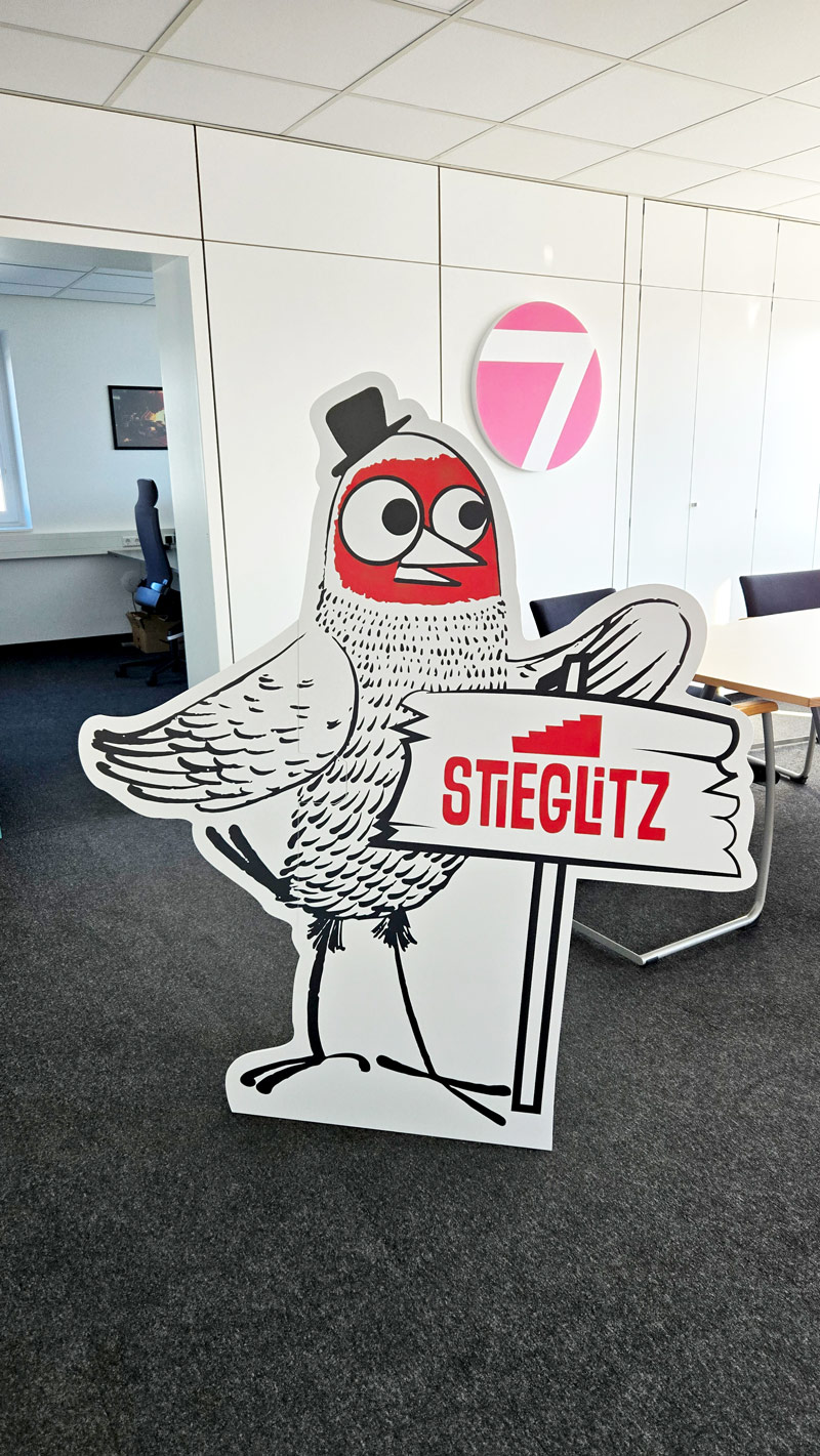 Stieglitz Aufsteller