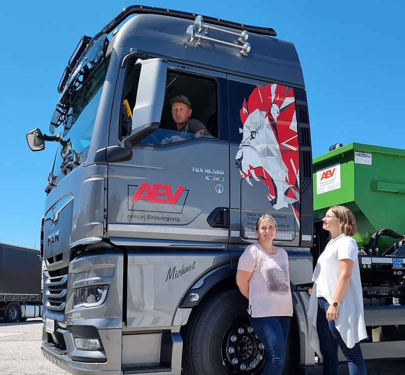 Weinhauser LKW-Branding